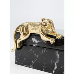 Aufbewahrung & Ordnung-KARE Design Box Marble Leo 29X10Cm