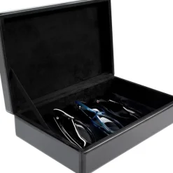 Aufbewahrung & Ordnung-KARE Design Box Snake Bite Schwarz 28X7Cm