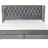 Betten-KARE Design Boxspringbett Benito Moon Grau 160X200Cm