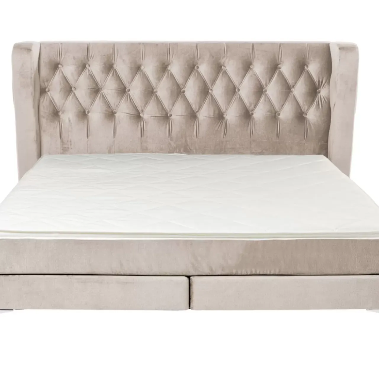Betten-KARE Design Boxspringbett Benito Moon Creme 160X200Cm