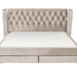 Betten-KARE Design Boxspringbett Benito Moon Creme 160X200Cm