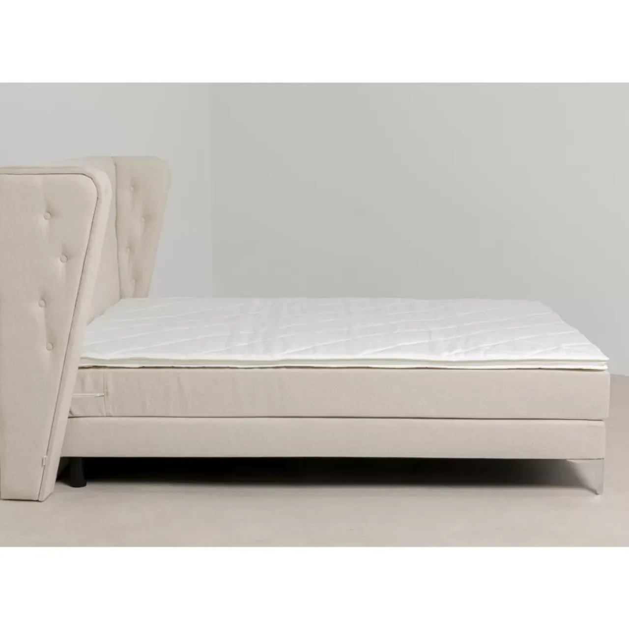 Betten-KARE Design Boxspringbett Benito Moon Creme 180X200Cm