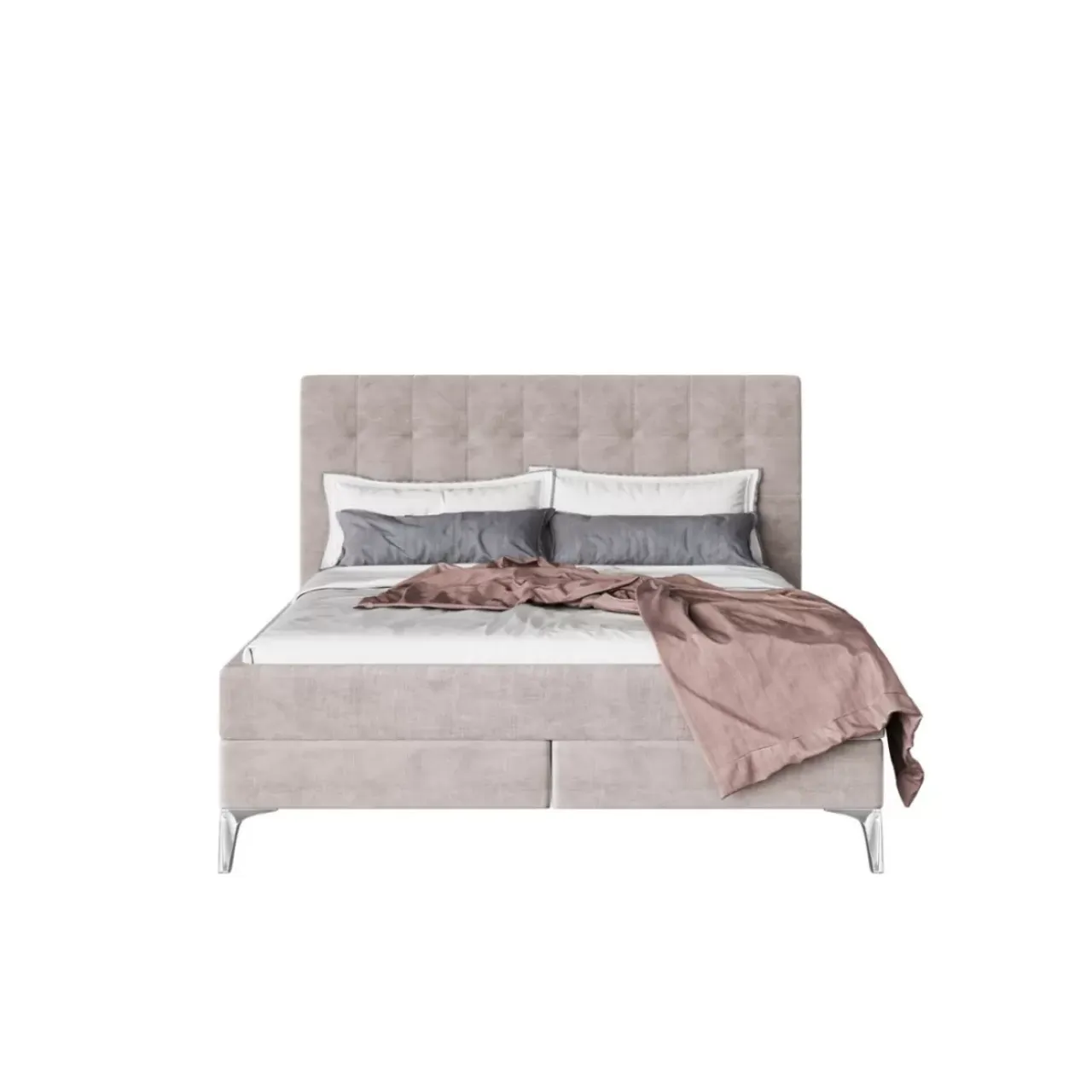 Betten-KARE Design Boxspringbett Benito Star Creme 160X200Cm