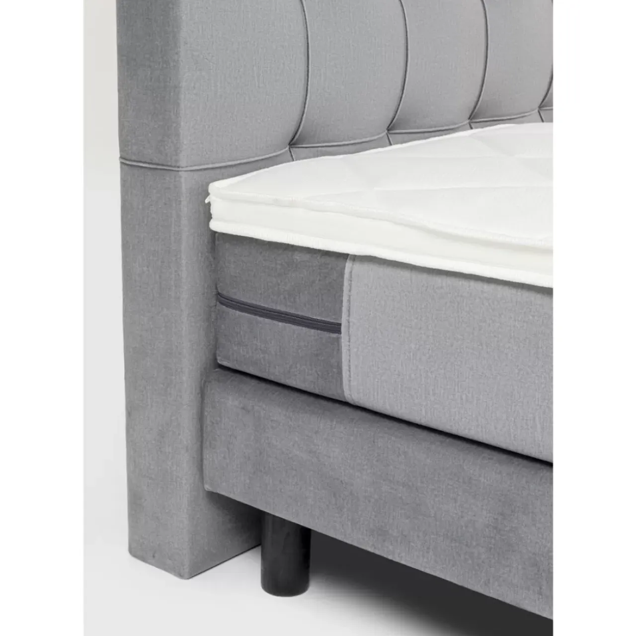 Betten-KARE Design Boxspringbett Benito Star Grau 160X200Cm