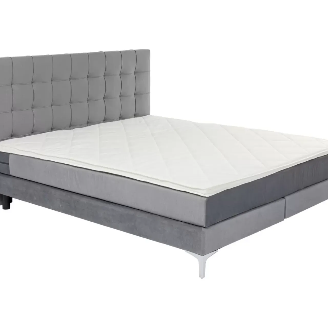 Betten-KARE Design Boxspringbett Benito Star Grau 160X200Cm