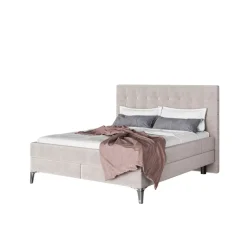 Betten-KARE Design Boxspringbett Benito Star Creme 180X200Cm