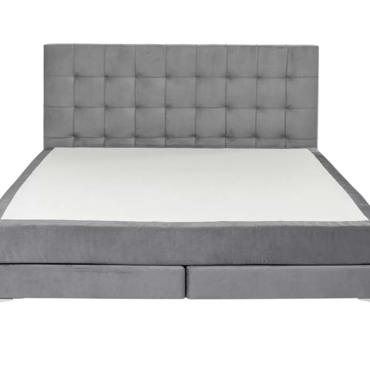 Betten-KARE Design Boxspringbett Benito Star Grau 180X200Cm
