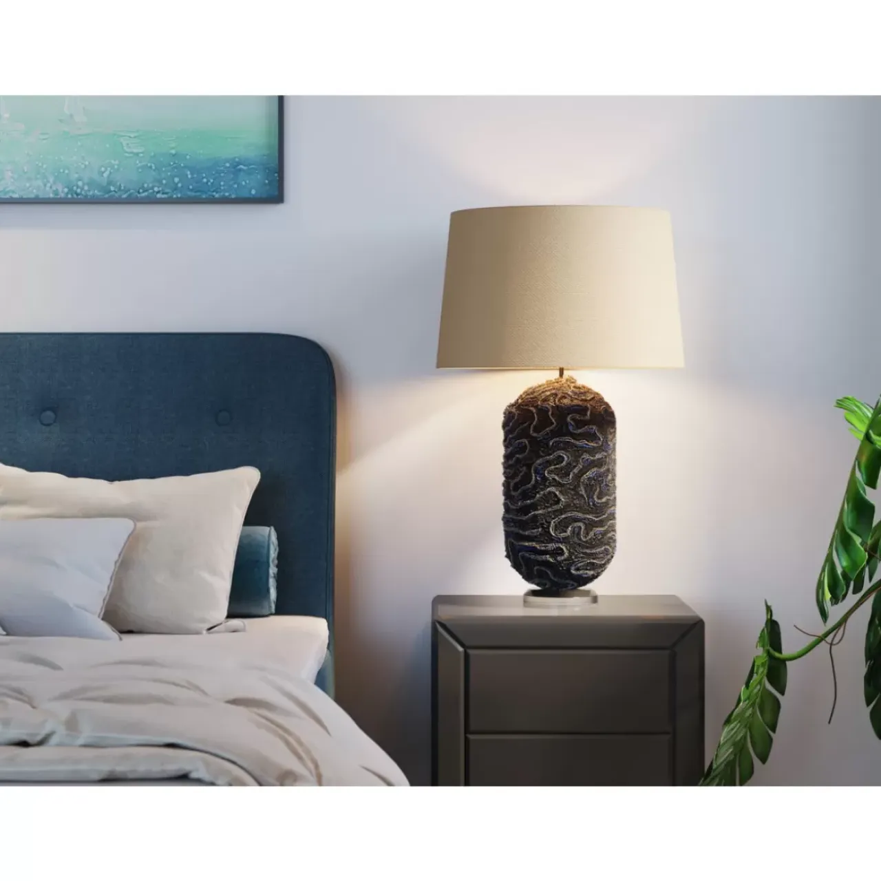 Betten-KARE Design Boxspringbett Luna Blau 180X200Cm