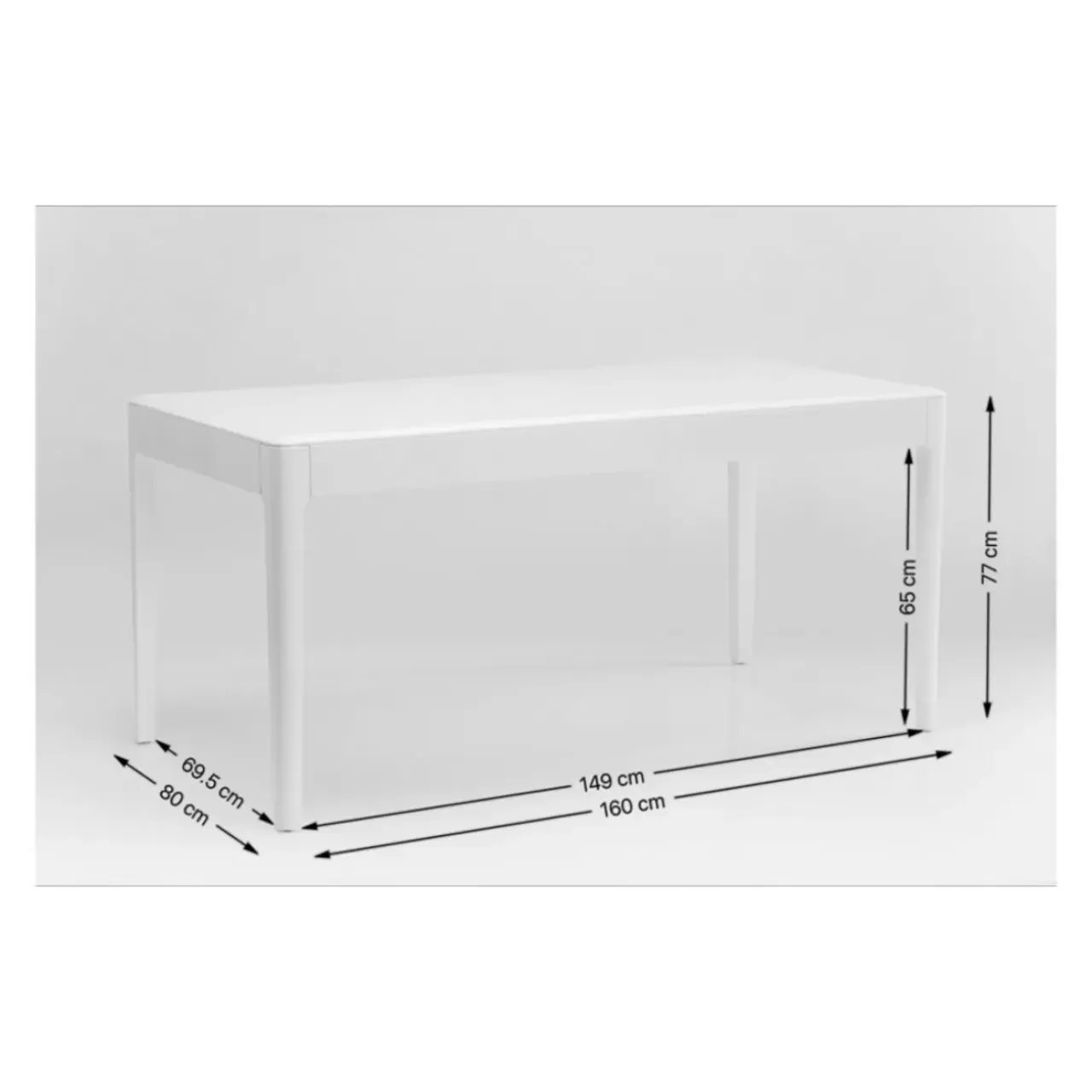 Tische-KARE Design Brooklyn Nature Tisch 160X80Cm