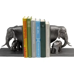 Deko & Geschenkartikel-KARE Design Buchstutze Elephant Family (2/Set)