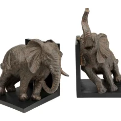 Deko & Geschenkartikel-KARE Design Buchstutze Elephants 25 (2/Set)