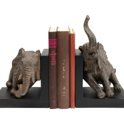 Deko & Geschenkartikel-KARE Design Buchstutze Elephants 42 (2/Set)