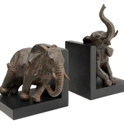 Deko & Geschenkartikel-KARE Design Buchstutze Elephants 42 (2/Set)