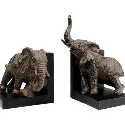 Deko & Geschenkartikel-KARE Design Buchstutze Elephants 42 (2/Set)