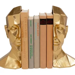 Deko & Geschenkartikel-KARE Design Buchstutze Face (2/Set)