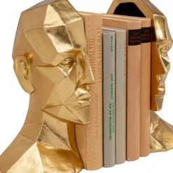 Deko & Geschenkartikel-KARE Design Buchstutze Face (2/Set)