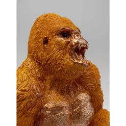 Deko & Geschenkartikel-KARE Design Buchstutze Gorilla Orange (2/Set)