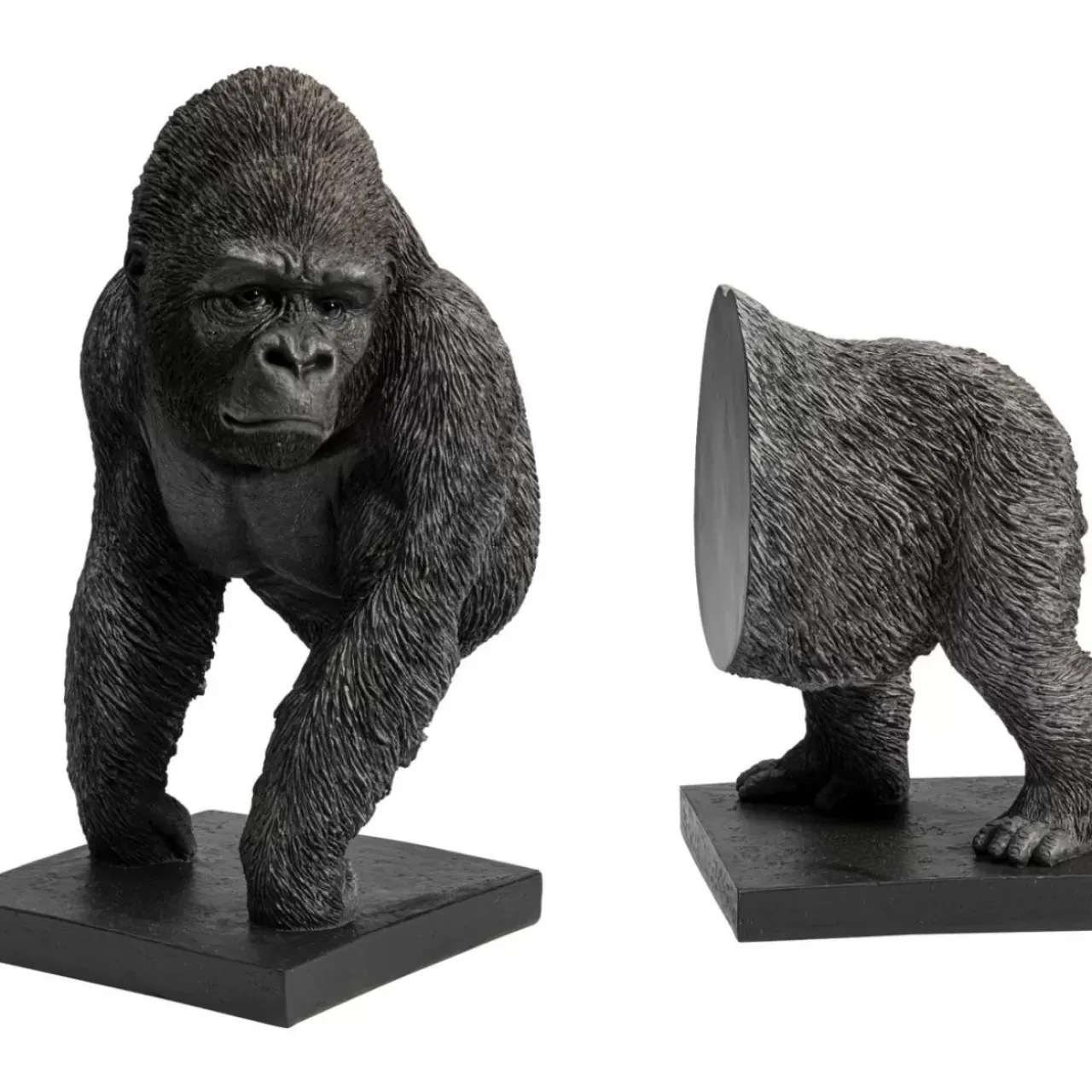 Deko & Geschenkartikel-KARE Design Buchstutze Gorilla (2/Set)