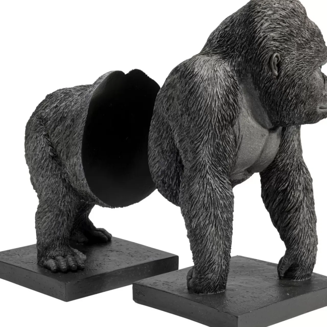 Deko & Geschenkartikel-KARE Design Buchstutze Gorilla (2/Set)