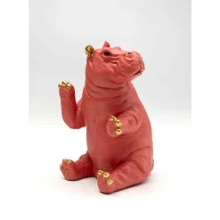 Deko & Geschenkartikel-KARE Design Buchstutze Hippo Pink (2/Set)