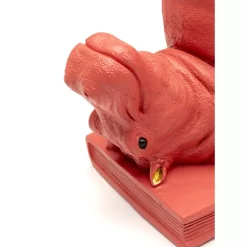 Deko & Geschenkartikel-KARE Design Buchstutze Hippo Pink (2/Set)