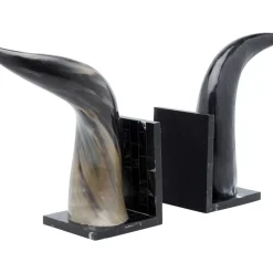 Deko & Geschenkartikel-KARE Design Buchstutze Horns (2/Set)