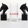 Deko & Geschenkartikel-KARE Design Buchstutze Horse (2/Set)