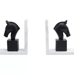 Deko & Geschenkartikel-KARE Design Buchstutze Horse (2/Set)