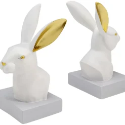 Deko & Geschenkartikel-KARE Design Buchstutze Rabbit (2/Set)