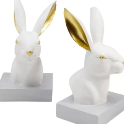 Deko & Geschenkartikel-KARE Design Buchstutze Rabbit (2/Set)