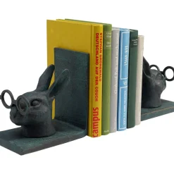 Deko & Geschenkartikel-KARE Design Buchstutze Smart Rabbit (2/Set)