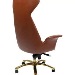 Stühle-KARE Design Burodrehstuhl Brady Messing