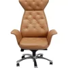 Stühle-KARE Design Burodrehstuhl Brady Silber
