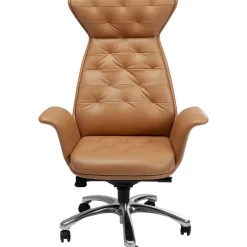 Stühle-KARE Design Burodrehstuhl Brady Silber