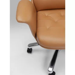 Stühle-KARE Design Burodrehstuhl Brady Silber