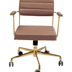 Stühle-KARE Design Burodrehstuhl Dottore Braun