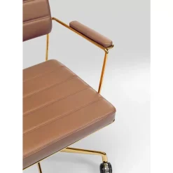 Stühle-KARE Design Burodrehstuhl Dottore Braun