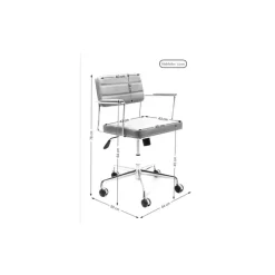 Stühle-KARE Design Burodrehstuhl Dottore Grey