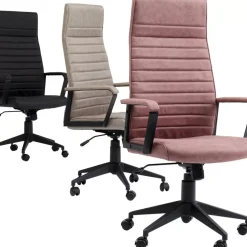 Stühle-KARE Design Burodrehstuhl Labora High Pebble