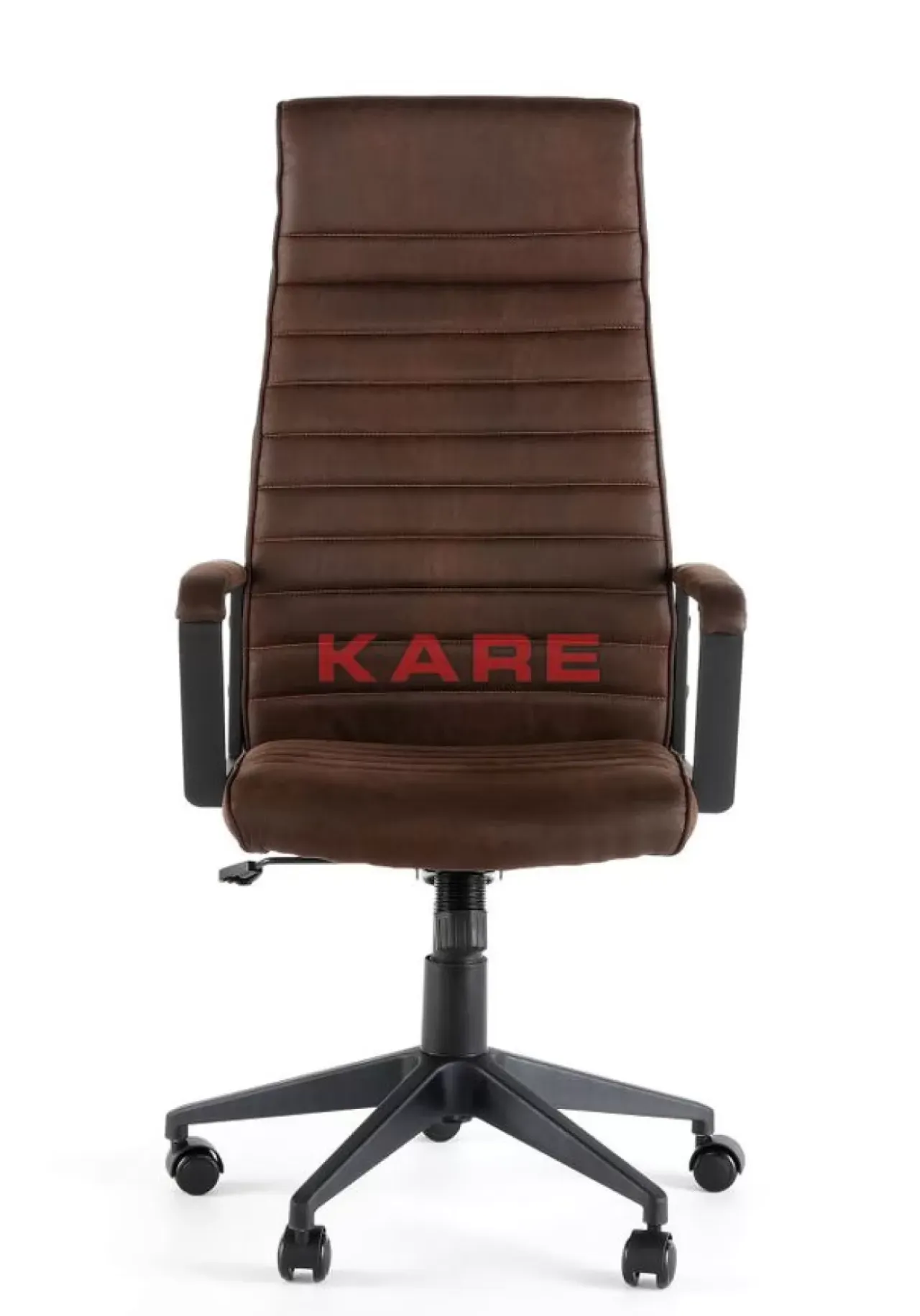 Stühle-KARE Design Burodrehstuhl Labora High Braun