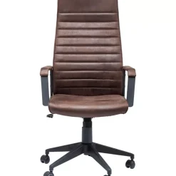 Stühle-KARE Design Burodrehstuhl Labora High Braun