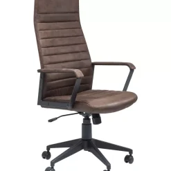 Stühle-KARE Design Burodrehstuhl Labora High Braun