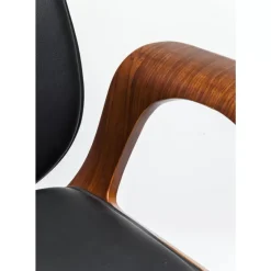 Stühle-KARE Design Burodrehstuhl Patron Walnut