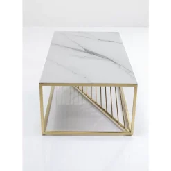 Tische-KARE Design Couchtisch Art Marble Glass 140X70Cm