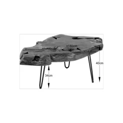 Tische-KARE Design Couchtisch Aspen Natur 100X60