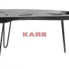 Tische-KARE Design Couchtisch Aspen Schwarz 100X40