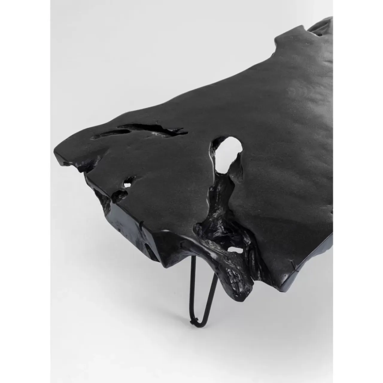 Tische-KARE Design Couchtisch Aspen Schwarz 100X40