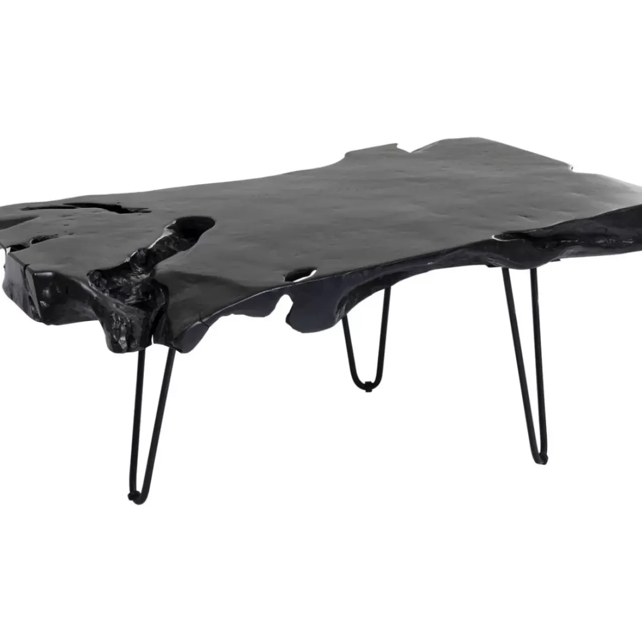 Tische-KARE Design Couchtisch Aspen Schwarz 100X40