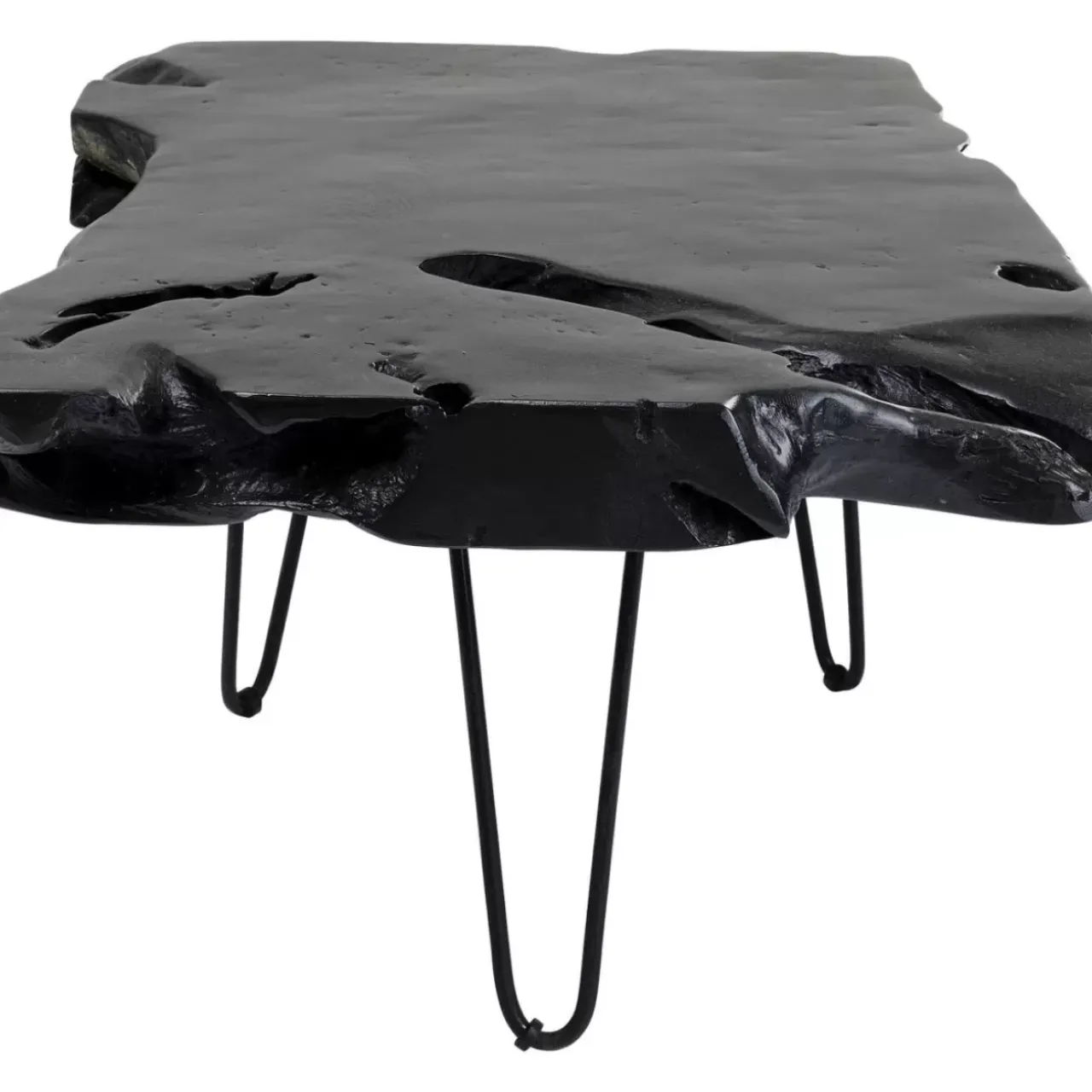 Tische-KARE Design Couchtisch Aspen Schwarz 100X40
