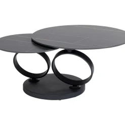 Tische-KARE Design Couchtisch Beverly Schwarz 133X80Cm